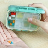小药盒便携式药品盒一周分装药盒随身药品盒迷你分装盒药丸药品盒